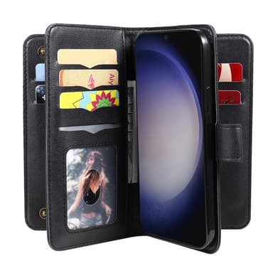 SKALO Samsung S24 10-RUM Flip Cover - Sort