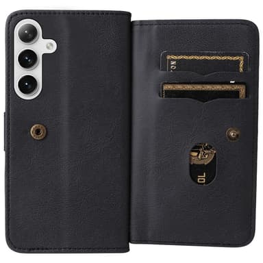SKALO Samsung S24 10-RUM Flip Cover - Sort