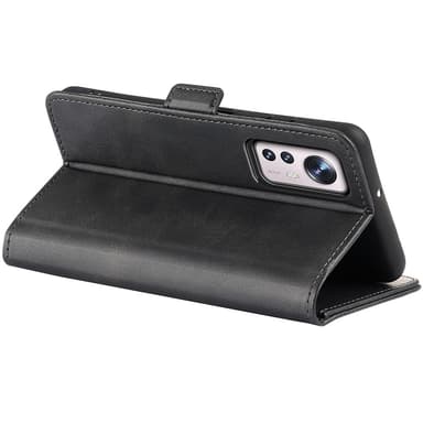 SKALO Xiaomi 12 Premium Wallet Flip Cover - Blå
