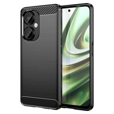 SKALO OnePlus Nord CE 3 Lite 5G Armor Carbon Stødsikker TPU-cover - Sort