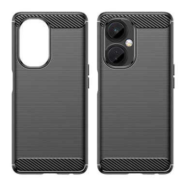 SKALO OnePlus Nord CE 3 Lite 5G Armor Carbon Stødsikker TPU-cover - Sort