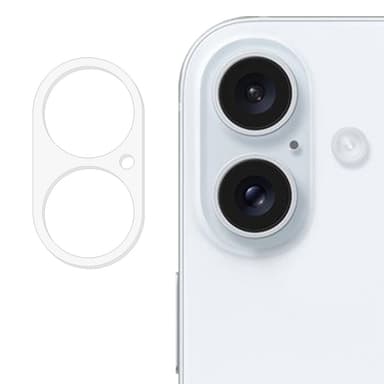 SKALO iPhone 16 3D Kameralinse Beskyttelsesglas - Gennemsigtig