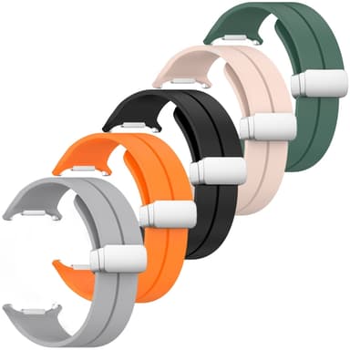 SKALO Silikonearmbånd metallspænde Samsung Watch Ultra 47mm - Sort