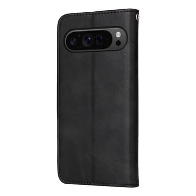 SKALO Google Pixel 9 Pro XL PU-læder Pungetui - Sort