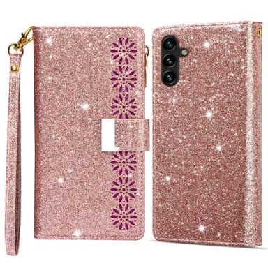 Til Samsung Galaxy A16 5G / A16 4G Taske Starry Sky - Rose Gold