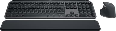 Logitech MX Keys S pakke med trådløst tastatur- og mus (graphite)