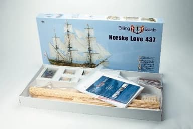Billing Boats 1:75 Norske Løve - Wooden hull