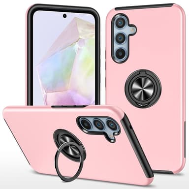 Samsung Galaxy A35 Fingerring Kickstand Hybrid Taske