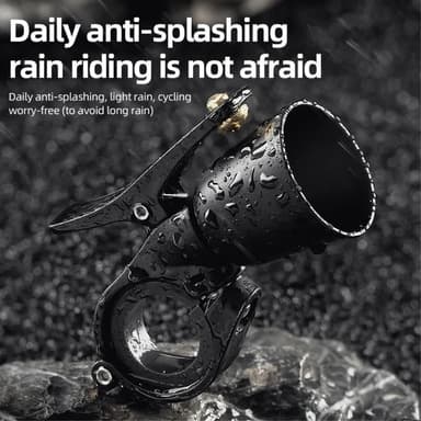 ROCKBROS Copper Alloy Bike Bell Bell Cykelstyr - Sort