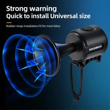 Electric Bike Bell Bell High Decibel Cykelstyr - RØD