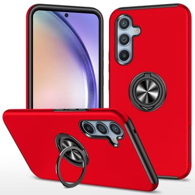Samsung Galaxy A55 Fingerring Kickstand Hybrid Taske
