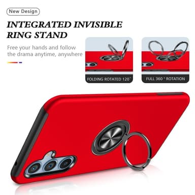 Samsung Galaxy A55 Fingerring Kickstand Hybrid Taske