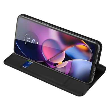 DUX DUCIS Skin Pro Series Stativ Flip-etui Motorola Moto G54 - Sort