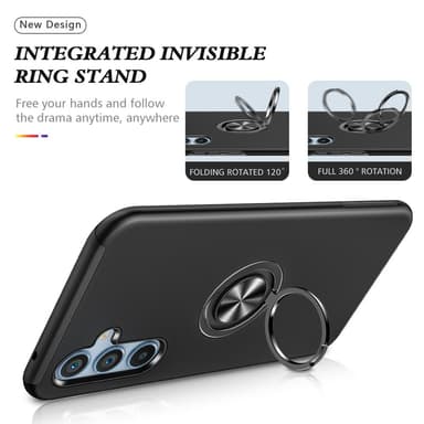 Samsung Galaxy A35 Fingerring Kickstand Hybrid Taske