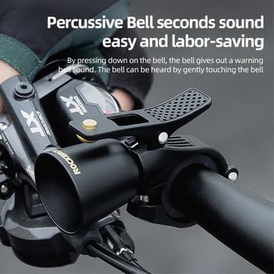 ROCKBROS Copper Alloy Bike Bell Bell Cykelstyr - Guld