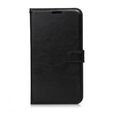Crazy Horse Stand Læder Pung Taske til Huawei Mate 8 - Sort