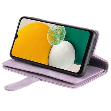 Til Samsung Galaxy A16 5G / A16 4G Etui med Lynlåslomme og 9 Kortlommer