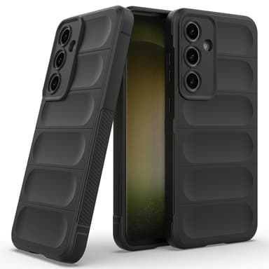 Til Samsung Galaxy S24 FE Blød TPU Stødsikkert Telefoncover - Sort