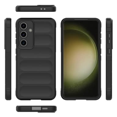 Til Samsung Galaxy S24 FE Blød TPU Stødsikkert Telefoncover - Sort