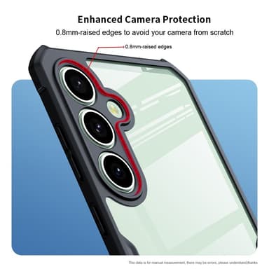 XUNDD bagcover til Samsung Galaxy S24 FE akryl+TPU telefonetui