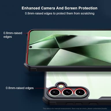 XUNDD bagcover til Samsung Galaxy S24 FE akryl+TPU telefonetui
