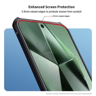 XUNDD bagcover til Samsung Galaxy S24 FE akryl+TPU telefonetui