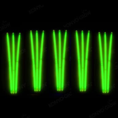Glowsticks 100-Pack armband i Grön färg