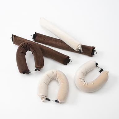 Hårruller til at krølle hår uden varme Beige