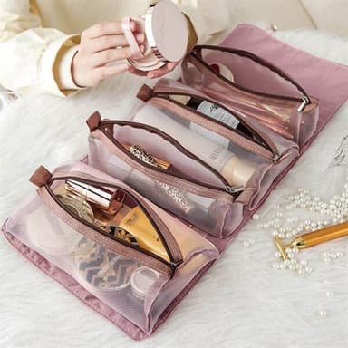 Rejsetaske til makeup - Pink