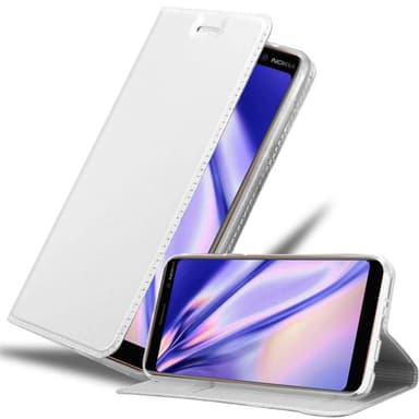 Nokia 7 PLUS Cover Etui Case (Sølv)