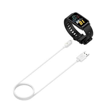 Opladningskabel til Huawei Band 8 / Band 9 / Band 7 / Watch Fit 1m - Hvid