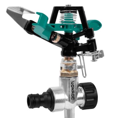 VONROC Impulsvander - Sprinkler | Metal | Sektor- og cirkel-vander | Vandingsareal:  max. 450m2