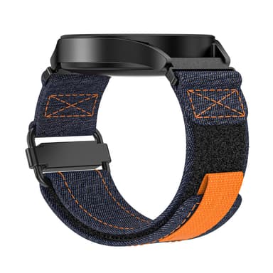 20 mm lærredsurrem til Samsung Galaxy Watch Active 1/2, Galaxy Watch 4 Blå