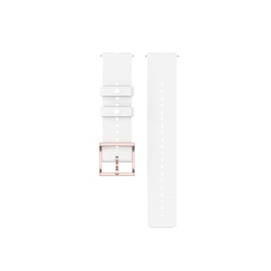 Bowener GRIT X Soft Silikone Armbånd Urrem til Samsung Galaxy Watch 20mm Hvid