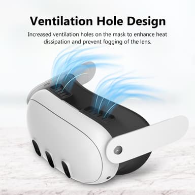 Face pad cover til Meta Quest 3 anti-lækage