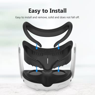 Face pad cover til Meta Quest 3 anti-lækage