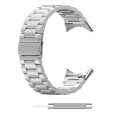 Urrem i rustfrit stål til Google Pixel Watch 3 Sølv 45 mm