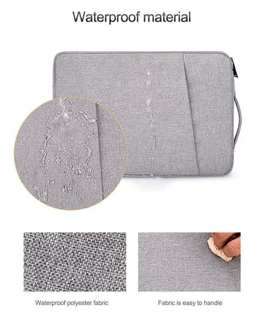 Laptoptaske 13,3 tommer kanvas Grå