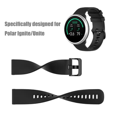 Polar Ignite/Unite armbånd silikone Lyserød