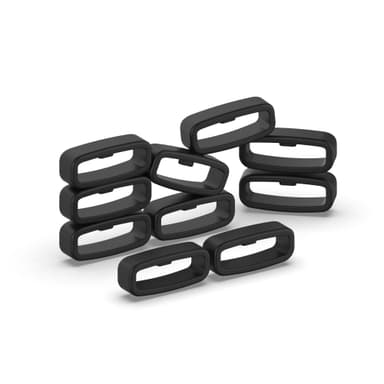 Sløjfe til 22 mm urrem 10-pak Sort