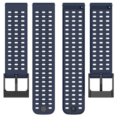 Silikone urrem til Suunto Vertical/9 Peak/9 Peak Pro/5 Peak Sports Watch Mørkeblå