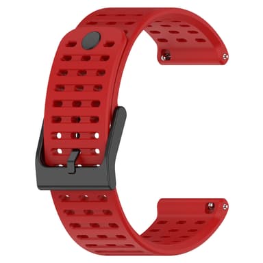 Silikone urrem til Suunto Vertical/9 Peak/9 Peak Pro/5 Peak Sports Watch Rød