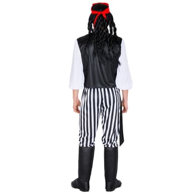 Piratkaptajn Brysk kostume - S