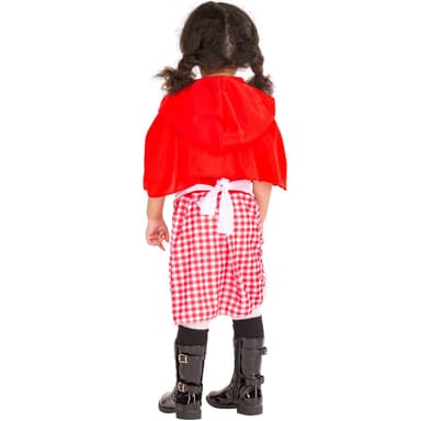 Rødhætte børnekostume - 116 (5-7y)