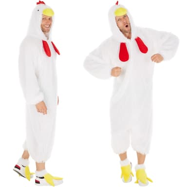 Unisex kostume Høne - XL