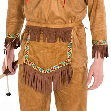 Indianerhøvdingen Store Ræv kostume - XL
