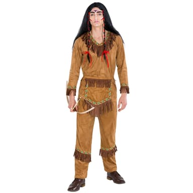 Indianerhøvdingen Store Ræv kostume - XL