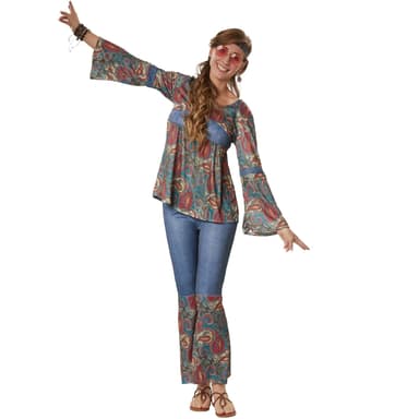 Hippie Girl Harmony kostume - S