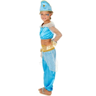 Orientprinsesse børnekostume - 116 (5-6y)