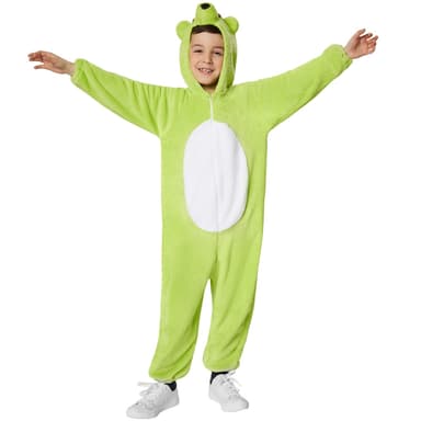 Børnekostume Grøn bjørn - 152 (11-12y)